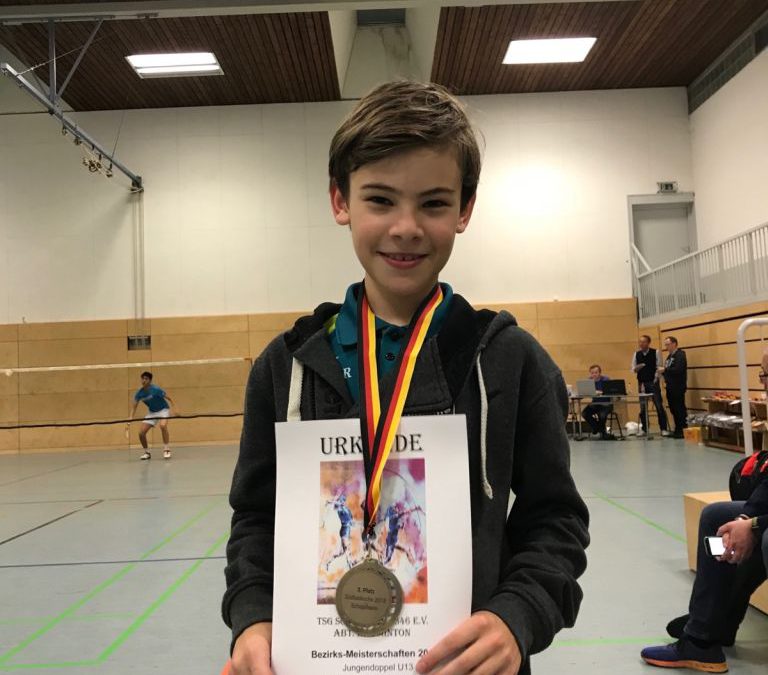 Luis Dallhammer dritter im Doppel bei der Sübbadischen Jugendmeisterschaft